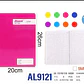(CUADRO CHICO)LIBRETA COCIDA PROFESIONAL PASTA MEDIA DURA CON 100 HOJAS COLORES LISOS MOD# AL9121 - Miniatura 1