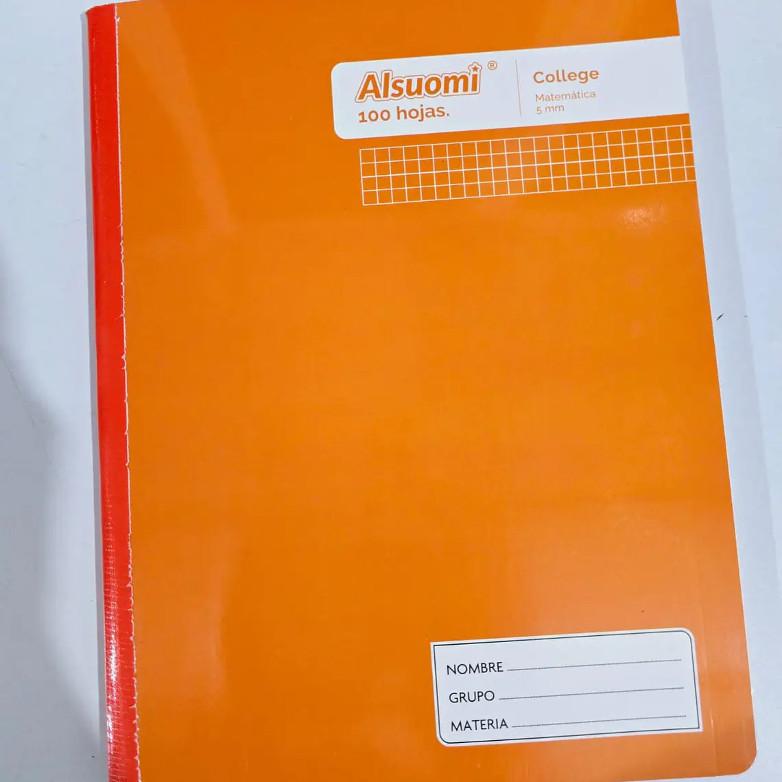 (CUADRO CHICO)LIBRETA COCIDA PROFESIONAL PASTA MEDIA DURA CON 100 HOJAS COLORES LISOS MOD# AL9121 3