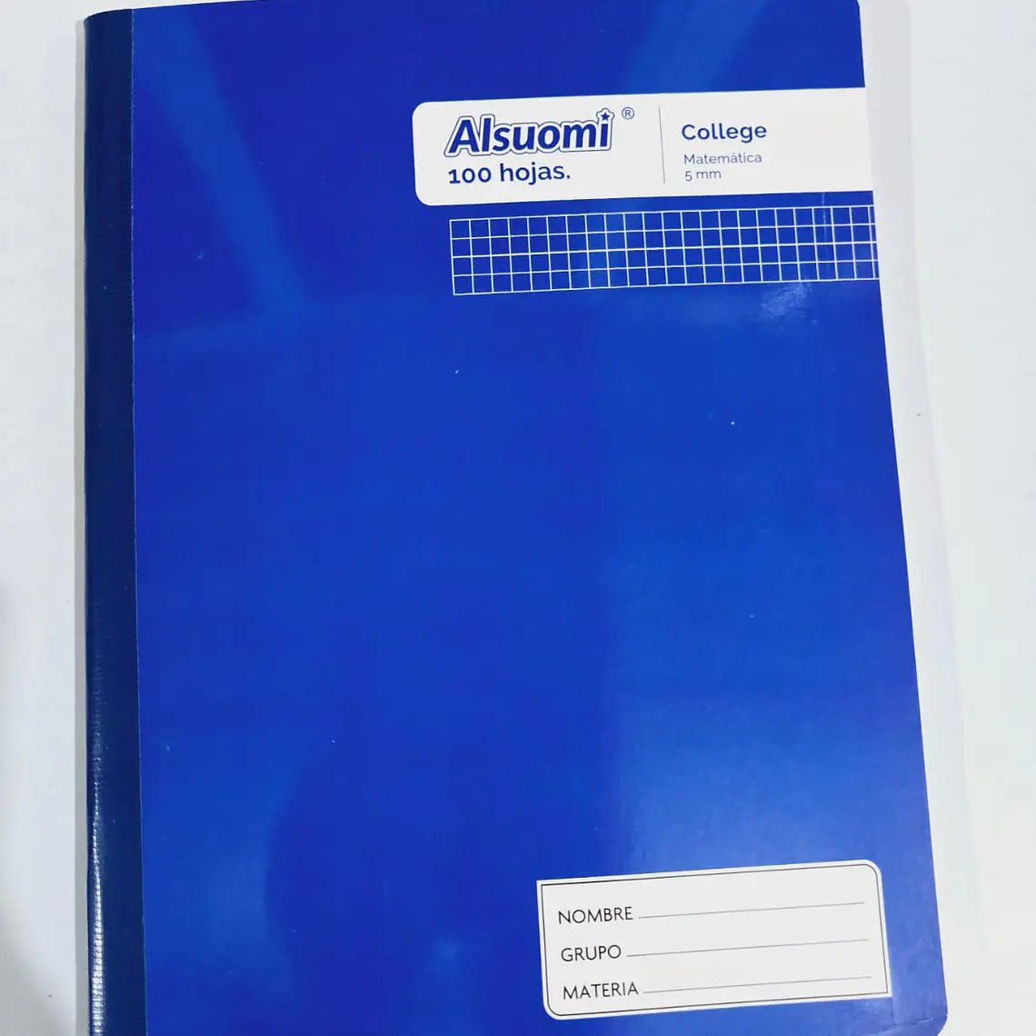 (CUADRO CHICO)LIBRETA COCIDA PROFESIONAL PASTA MEDIA DURA CON 100 HOJAS COLORES LISOS MOD# AL9121 4