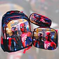 COMBO MOCHILA+LONCHERA+ LAPICERA PARA PRIMARIA/PERSONAJES MOD# HL2434 - Miniatura 2