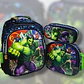 COMBO MOCHILA+LONCHERA+ LAPICERA PARA PRIMARIA/PERSONAJES MOD# HL2434 - Miniatura 7