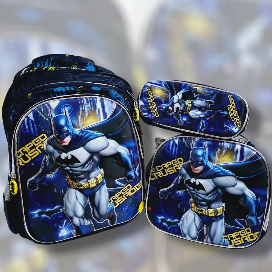 COMBO MOCHILA+LONCHERA+ LAPICERA PARA PRIMARIA/PERSONAJES MOD# HL2434 11