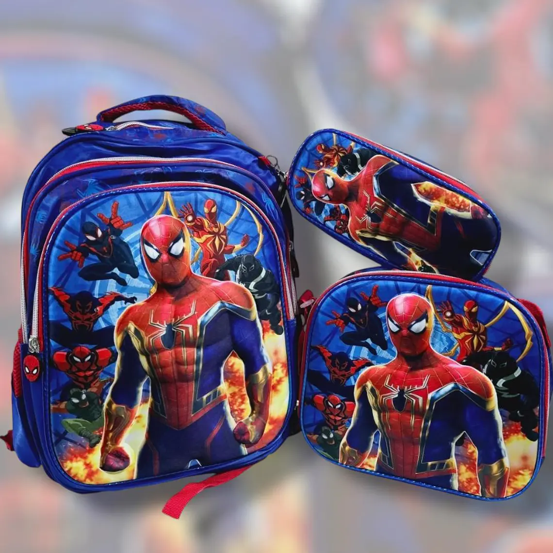 COMBO MOCHILA+LONCHERA+ LAPICERA PARA PRIMARIA/PERSONAJES MOD# HL2434 13