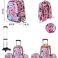 COMBO DE 3PZ MOCHILA +LONCHERA +LAPICERA CON CARRITO Y LUZ LED  PARA PRIMARIAMOD#BY-10, 11, 12 - Miniatura 4