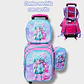 COMBO DE 3PZ MOCHILA +LONCHERA +LAPICERA CON CARRITO Y LUZ LED  PARA PRIMARIAMOD#BY-10, 11, 12 - Miniatura 7