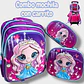 COMBO DE 3PZ MOCHILA +LONCHERA +LAPICERA CON CARRITO Y LUZ LED  PARA PRIMARIAMOD#BY-10, 11, 12 - Miniatura 10
