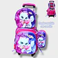 COMBO DE 3PZ MOCHILA +LONCHERA +LAPICERA CON CARRITO Y LUZ LED  PARA PRIMARIAMOD#BY-10, 11, 12 - Miniatura 11