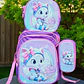 COMBO DE 3PZ MOCHILA +LONCHERA +LAPICERA CON CARRITO Y LUZ LED  PARA PRIMARIAMOD#BY-10, 11, 12 - Miniatura 12