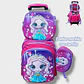 COMBO DE 3PZ MOCHILA +LONCHERA +LAPICERA CON CARRITO Y LUZ LED  PARA PRIMARIAMOD#BY-10, 11, 12 - Miniatura 15