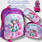 COMBO DE 3PZ MOCHILA +LONCHERA +LAPICERA CON CARRITO Y LUZ LED  PARA PRIMARIAMOD#BY-10, 11, 12 - Miniatura 19