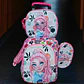 COMBO DE 3PZ MOCHILA +LONCHERA +LAPICERA CON CARRITO Y LUZ LED  PARA PRIMARIAMOD#BY-10, 11, 12 - Miniatura 22