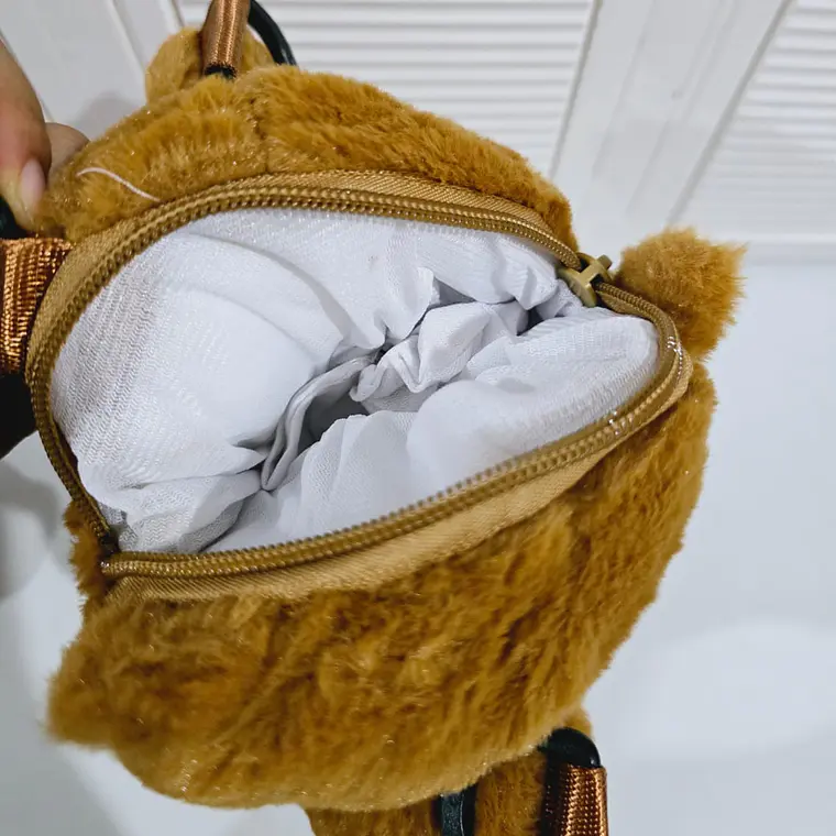MINI MOCHILA/PELUCHE CAPYBARA MOD# W888-5 2