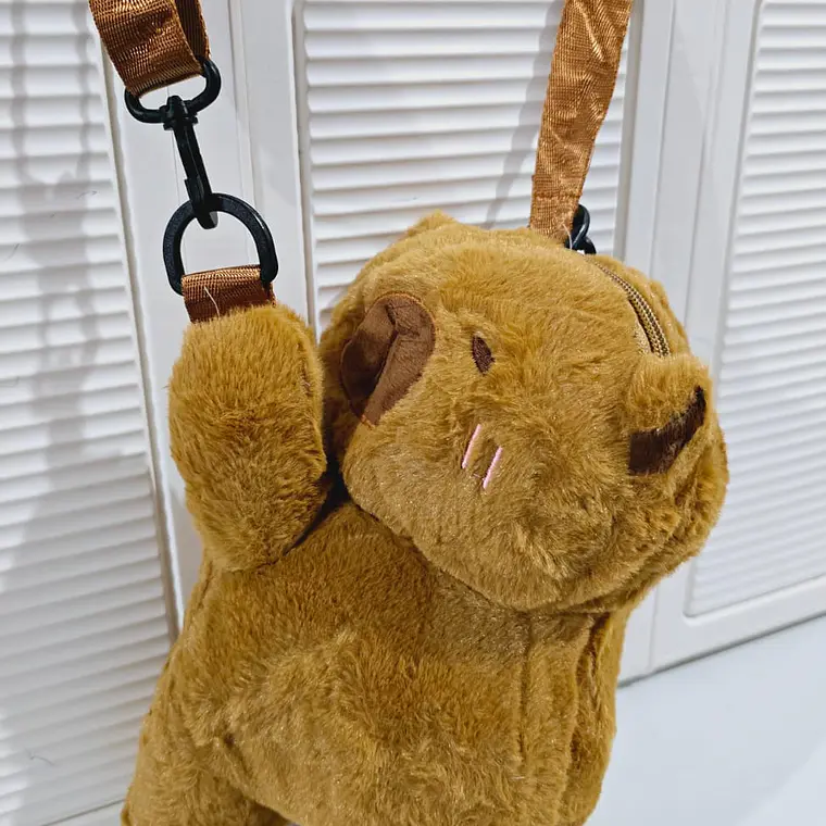 MINI MOCHILA/PELUCHE CAPYBARA MOD# W888-5 3