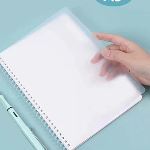  RAYA -LIBRETA CHICA RAYAS PASTA TRANSPARENTE CON 100 HOJAS  MOD#TK-0127BJ