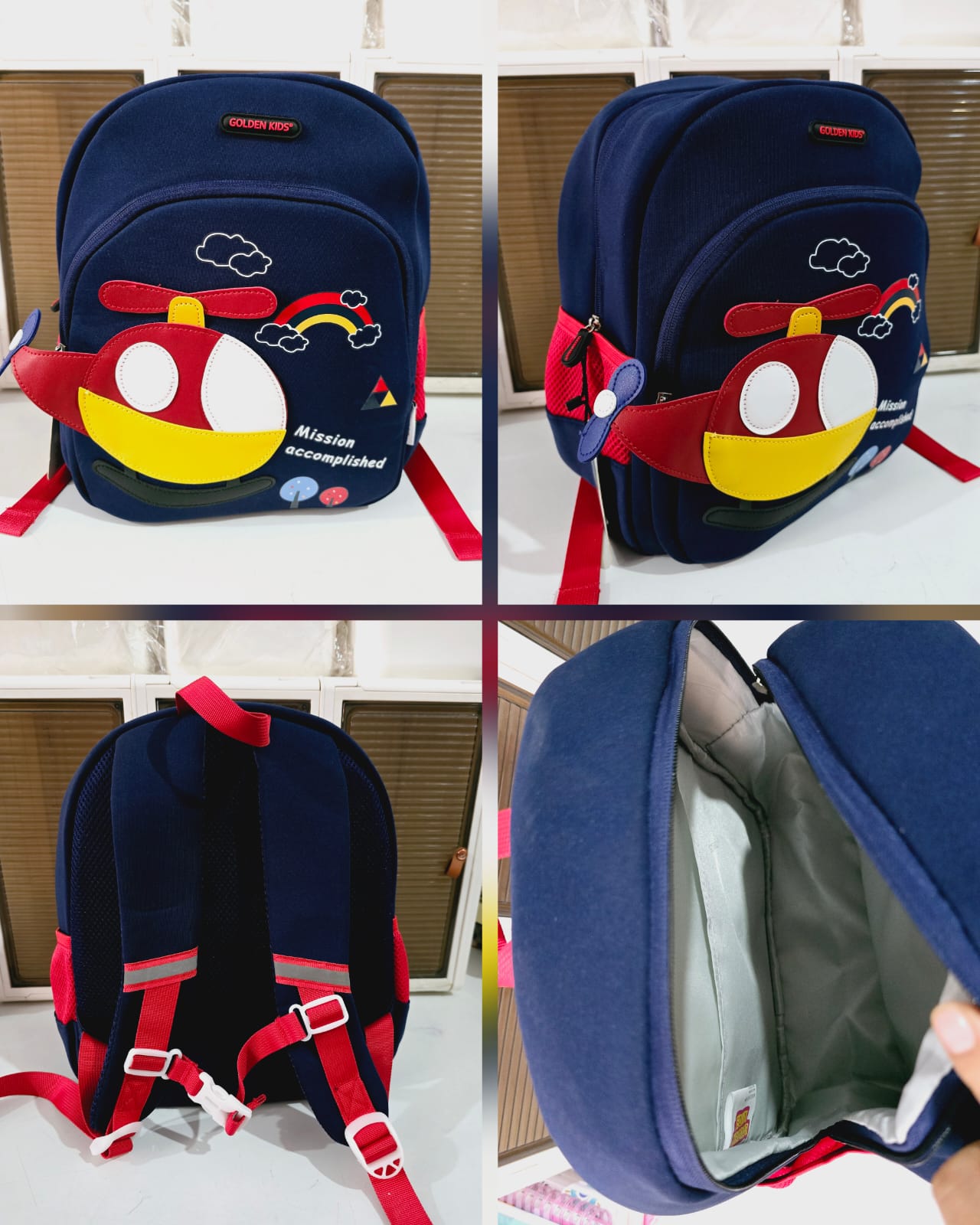 MOCHILITAS ORIGINALES GOLDEN KIDS/VARIOS MODELOS