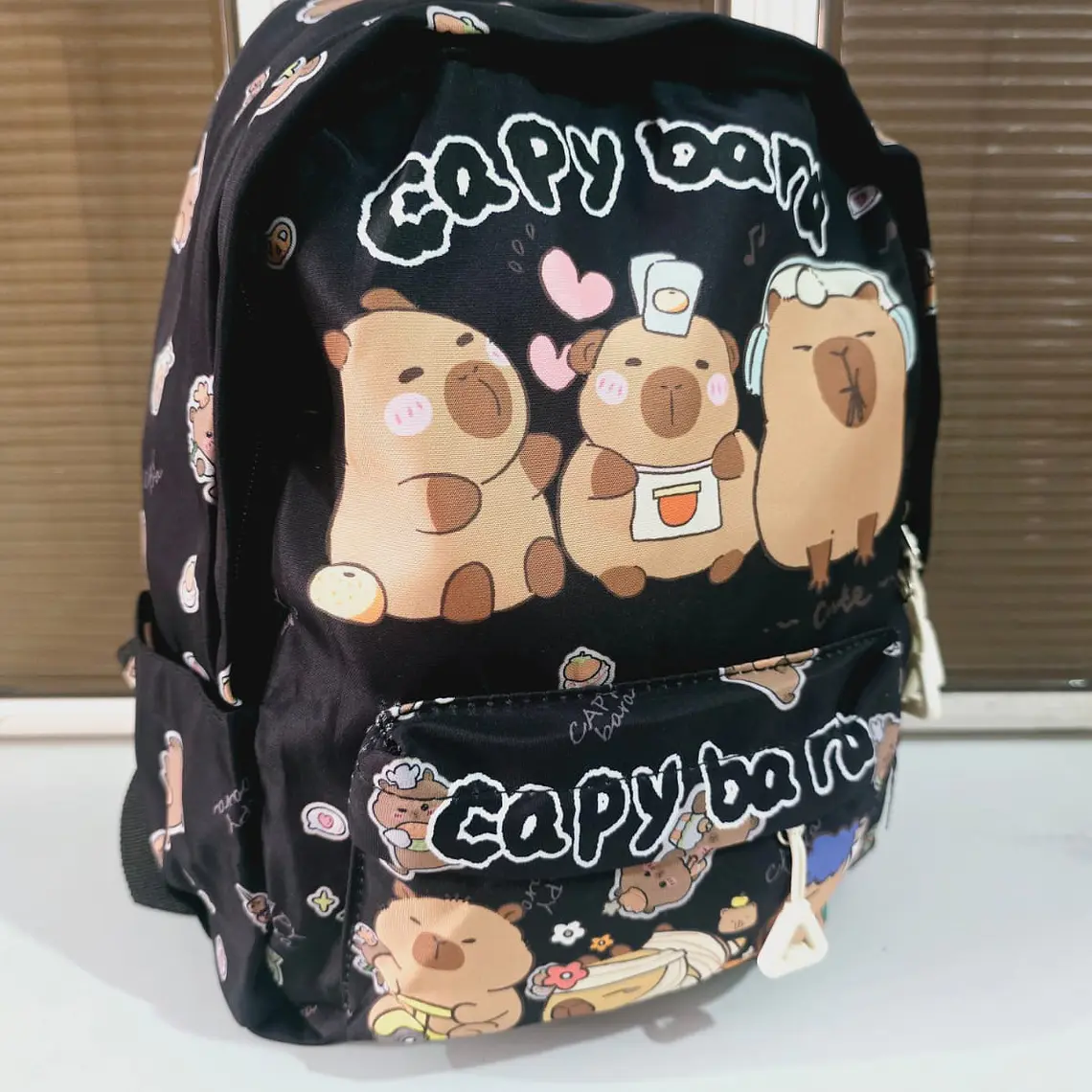 MOCHILA DISEÑO CAPYBARA PARA PREESCOLAR MOD# MCL12 2