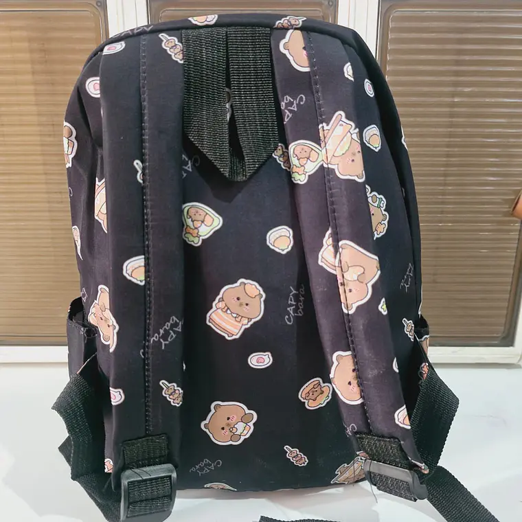 MOCHILA DISEÑO CAPYBARA PARA PREESCOLAR MOD# MCL12 6