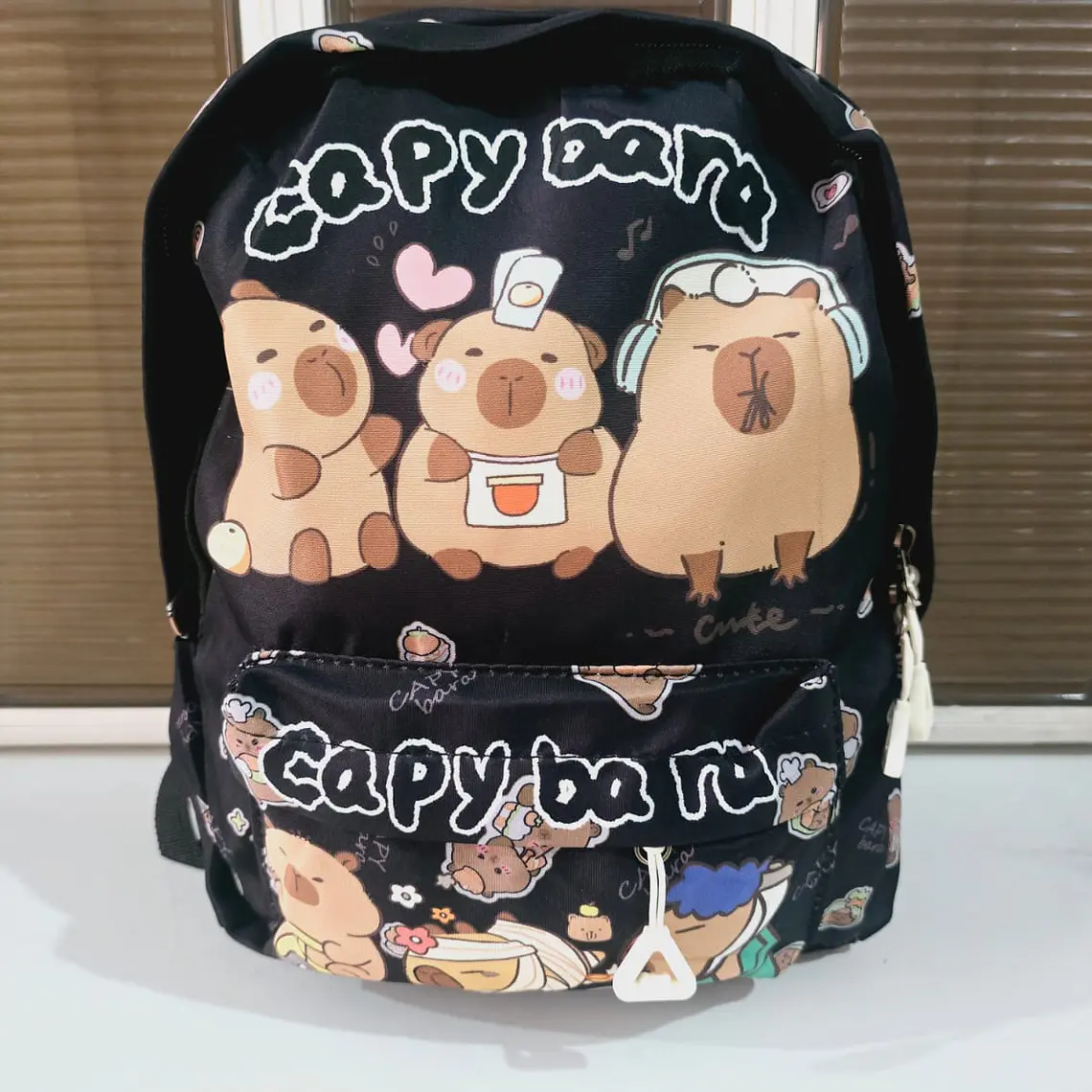 MOCHILA DISEÑO CAPYBARA PARA PREESCOLAR MOD# MCL12 7