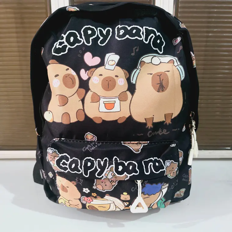 MOCHILA DISEÑO CAPYBARA PARA PREESCOLAR MOD# MCL12 7