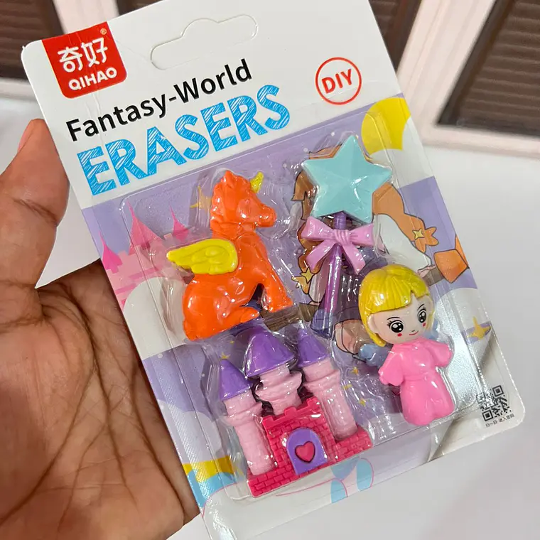 SET DE GOMAS/FIGURITAS VARIOS MODELOS (ÑIÑA) (incluye entre 3 a 4 gomitas) 5