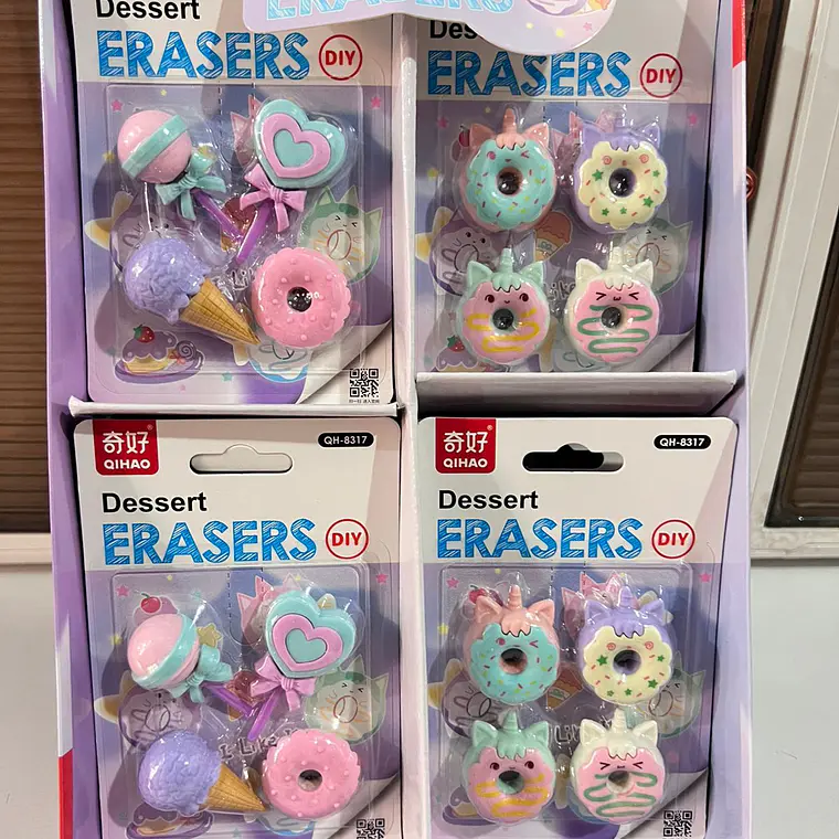 SET DE GOMAS/FIGURITAS VARIOS MODELOS (ÑIÑA) (incluye entre 3 a 4 gomitas) 2