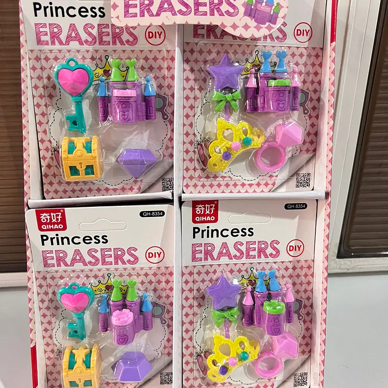 SET DE GOMAS/FIGURITAS VARIOS MODELOS (ÑIÑA) (incluye entre 3 a 4 gomitas) 10