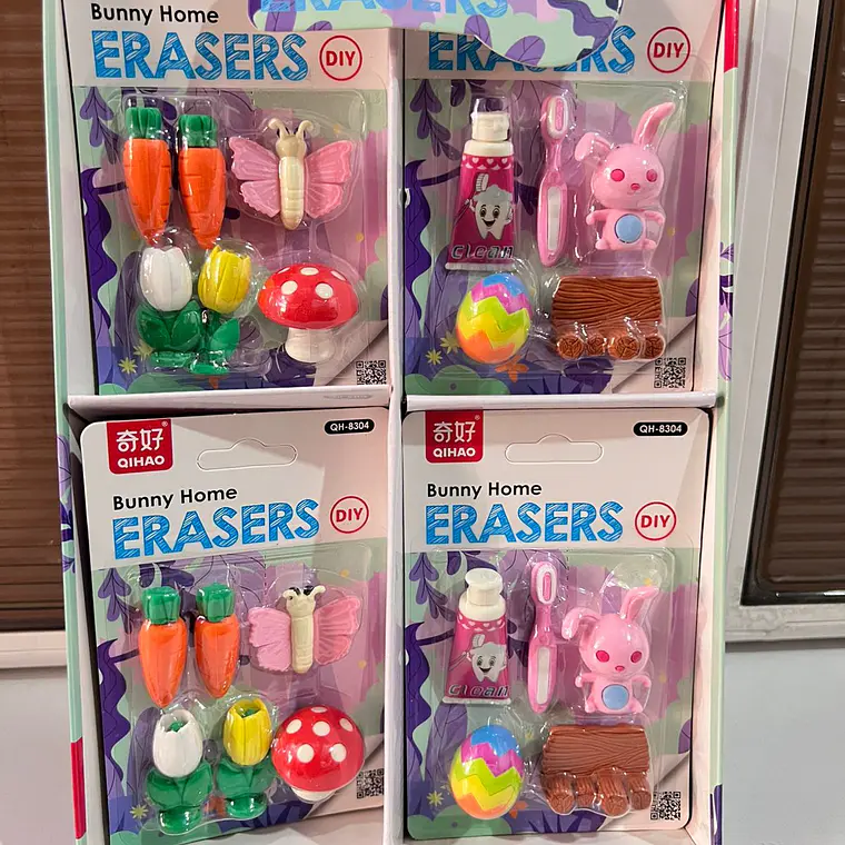 SET DE GOMAS/FIGURITAS VARIOS MODELOS (ÑIÑA) (incluye entre 3 a 4 gomitas) 11