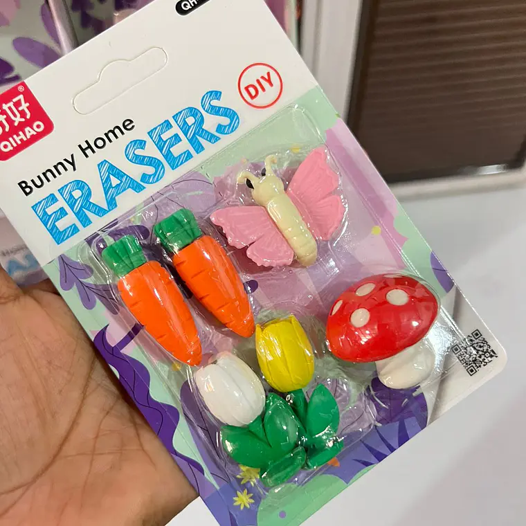 SET DE GOMAS/FIGURITAS VARIOS MODELOS (ÑIÑA) (incluye entre 3 a 4 gomitas) 14
