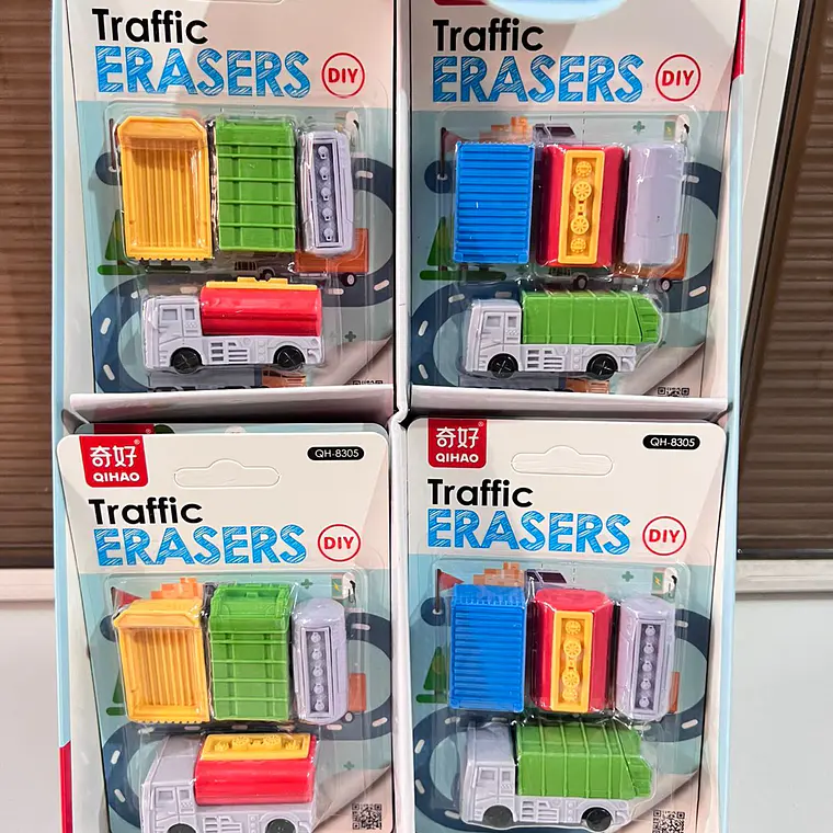 SET DE GOMAS/FIGURITAS VARIOS MODELOS (NIÑO) (incluye entre 3 a 5 gomitas) 8