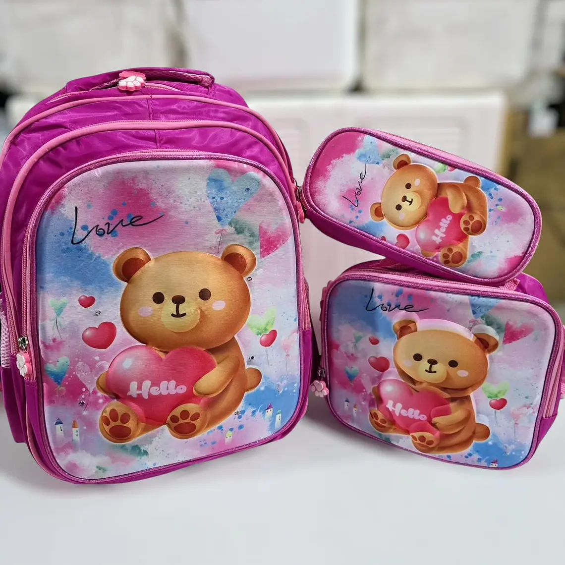 COMBO DE 3PZ MOCHILA PARA PRIMARIA CON LUZ LED MOD# FXD-1620- COPIAR 3