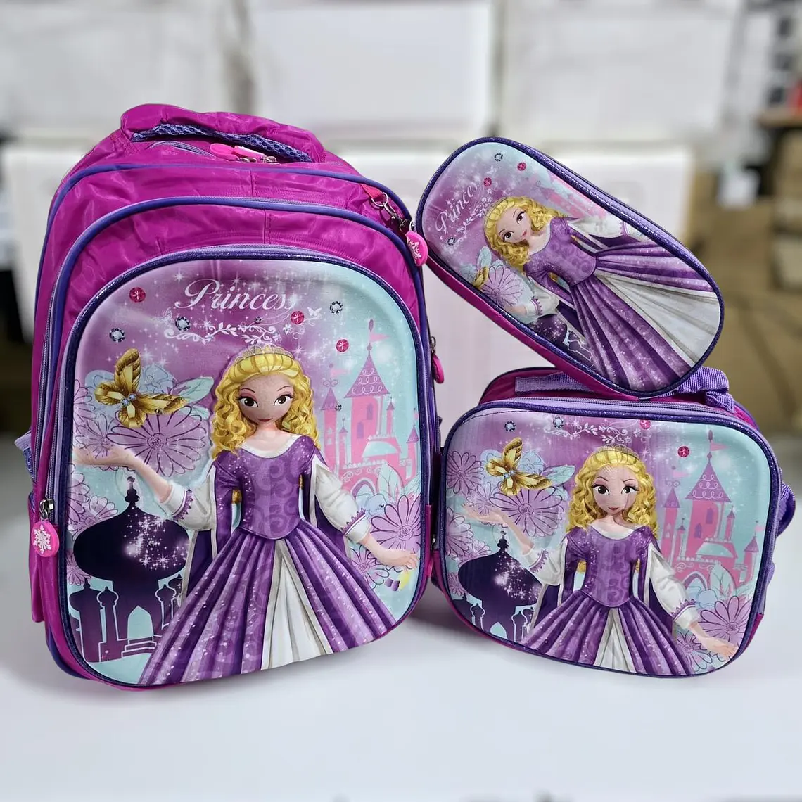 COMBO DE 3PZ MOCHILA PARA PRIMARIA CON LUZ LED MOD# FXD-1620- COPIAR 5