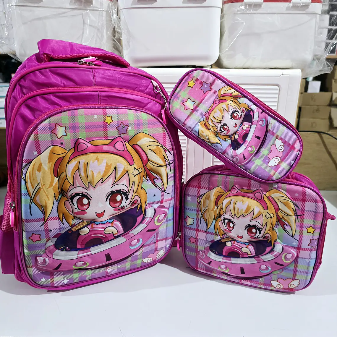COMBO DE 3PZ MOCHILA PARA PRIMARIA CON LUZ LED MOD# FXD-1620- COPIAR 6