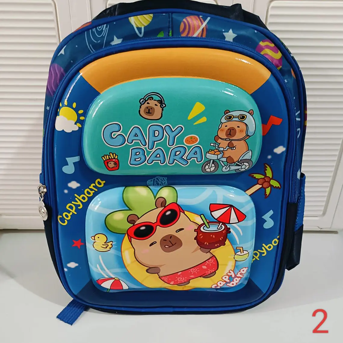 MOCHILA PRESCOLAR CAPIBARA MOD# 10-3 6