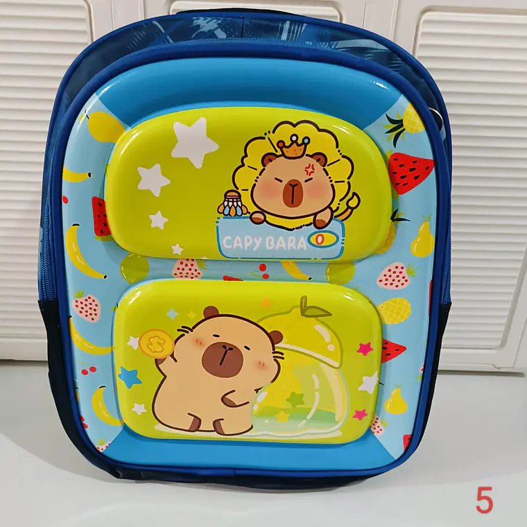 MOCHILA PRESCOLAR CAPIBARA MOD# 10-3 8
