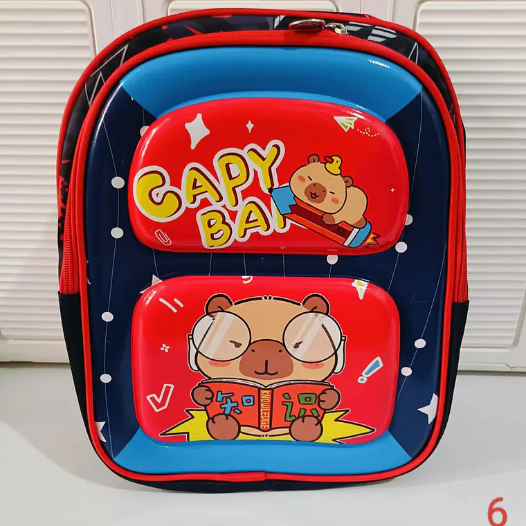 MOCHILA PRESCOLAR CAPIBARA MOD# 10-3 9