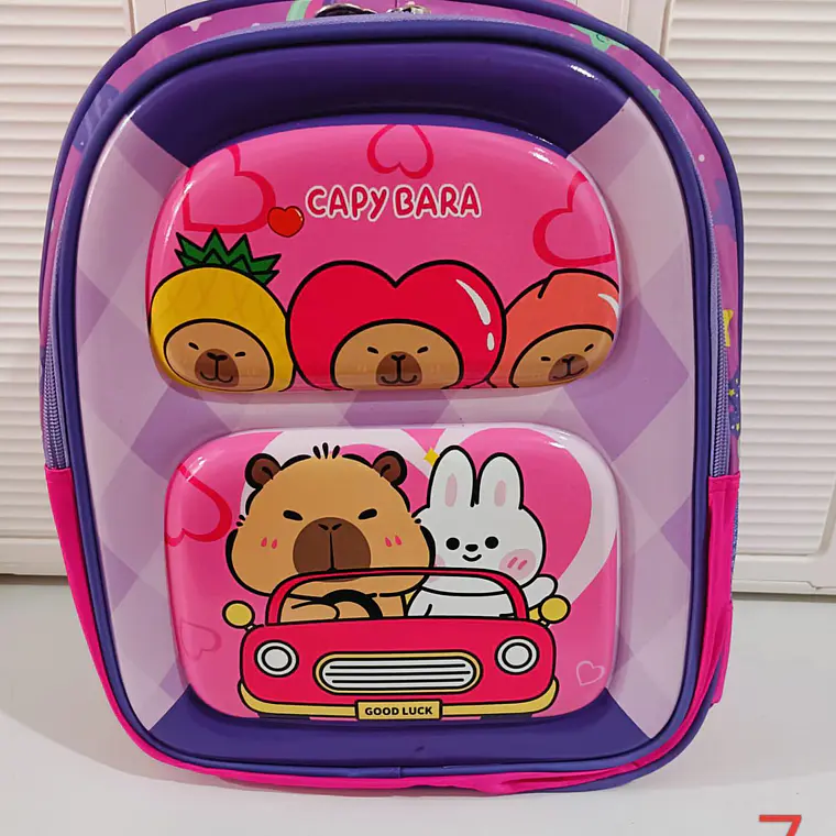 MOCHILA PRESCOLAR CAPIBARA MOD# 10-3 10