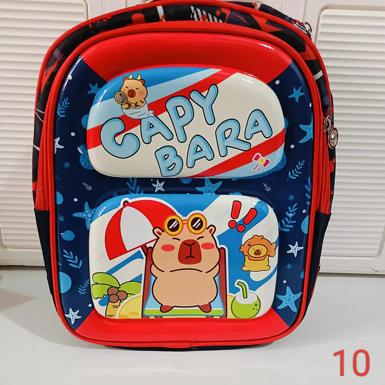 MOCHILA PRESCOLAR CAPIBARA MOD# 10-3 13