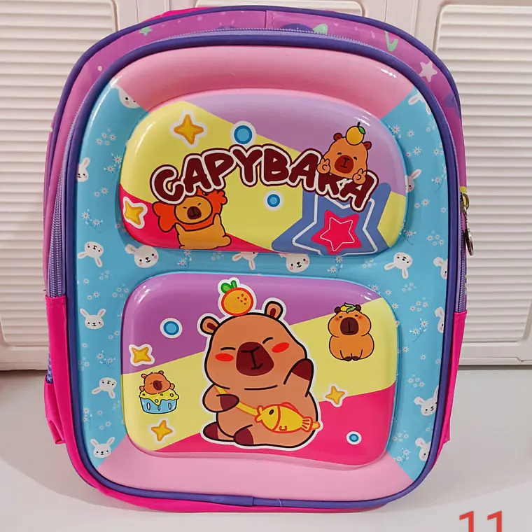 MOCHILA PRESCOLAR CAPIBARA MOD# 10-3 14
