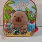 MOCHILA PREESCOLAR DISEÑO CAPYBARA CON LUZ LED MOD# 902 - Miniatura 12