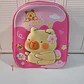 MOCHILA PREESCOLAR DISEÑO CAPYBARA CON LUZ LED MOD# 902 - Miniatura 3