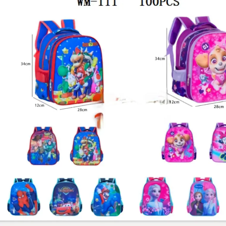 MOCHILA PREESCOLAR CON LUZ LED MOD# WM-111🎒 2