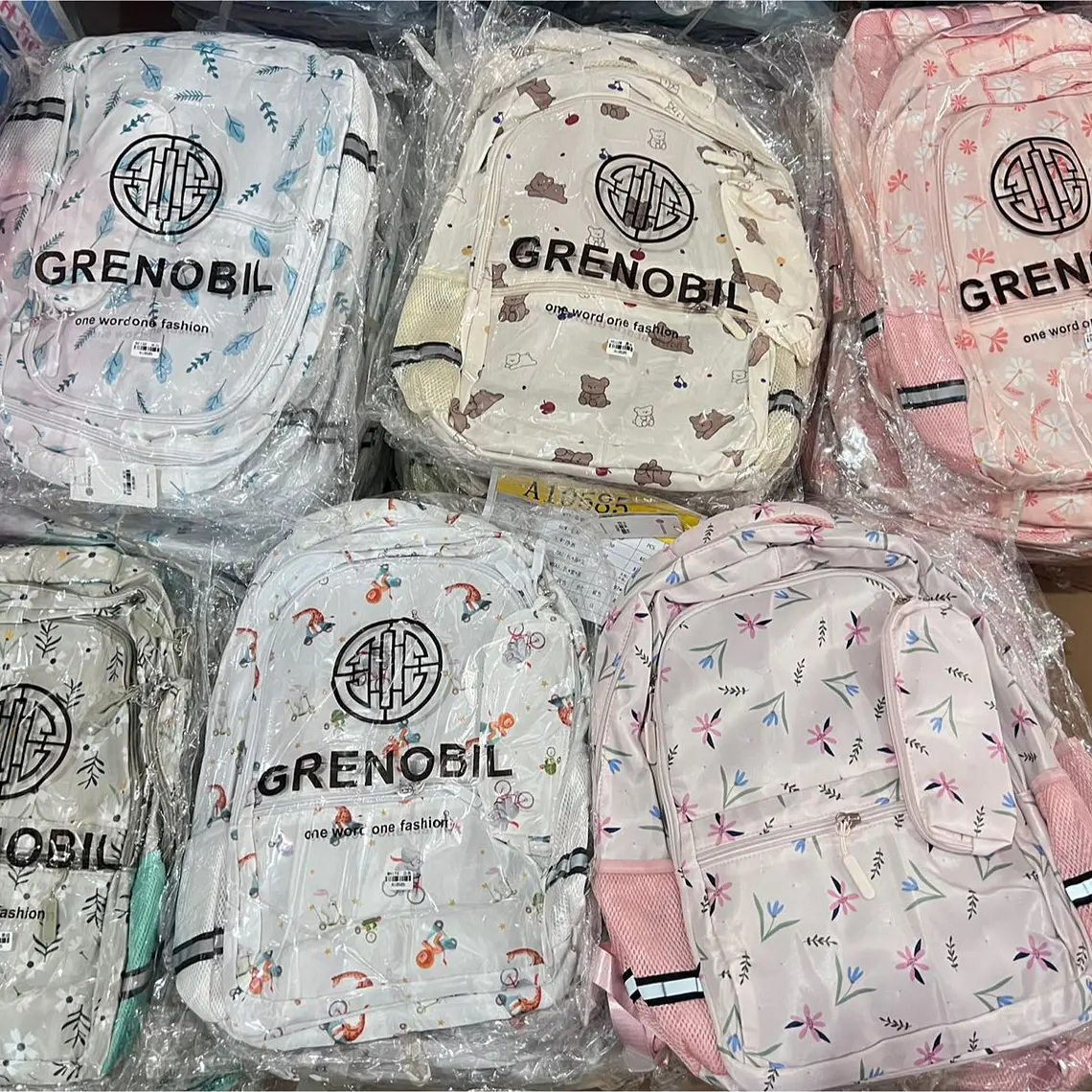 MOCHILA + LAPICERA ESCOLAR JUVENIL GRENOBIL MODELO #A10585 13