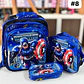 COMBO DE 3PZ MOCHILA +LONCHERA + LAPICERA PARA PRIMARIA/PERSONAJES ADAPTABLE AL CARRITO MOD# 36118 - Miniatura 3