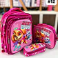 COMBO DE 3PZ MOCHILA +LONCHERA + LAPICERA PARA PRIMARIA/PERSONAJES ADAPTABLE AL CARRITO MOD# 36118 - Miniatura 5