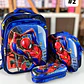 COMBO DE 3PZ MOCHILA +LONCHERA + LAPICERA PARA PRIMARIA/PERSONAJES ADAPTABLE AL CARRITO MOD# 36118 - Miniatura 9
