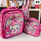 COMBO DE 3PZ MOCHILA +LONCHERA + LAPICERA PARA PRIMARIA/PERSONAJES ADAPTABLE AL CARRITO MOD# 36118 - Miniatura 10