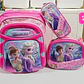 COMBO/PRIMARIA DE 3PZ MOCHILA + LONCHERA + LAPICERA PERSONAJES PARA NIÑA MOD# WM-112 - Miniatura 2