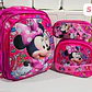 COMBO/PRIMARIA DE 3PZ MOCHILA + LONCHERA + LAPICERA PERSONAJES PARA NIÑA MOD# WM-112 - Miniatura 5
