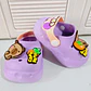 SANDALIAS CROCS DISEÑO CAPYBARA CON MANDARINA, TALLA 18 AL 23 ( MEX 13-15) MOD# 2688+2 - Miniatura 6