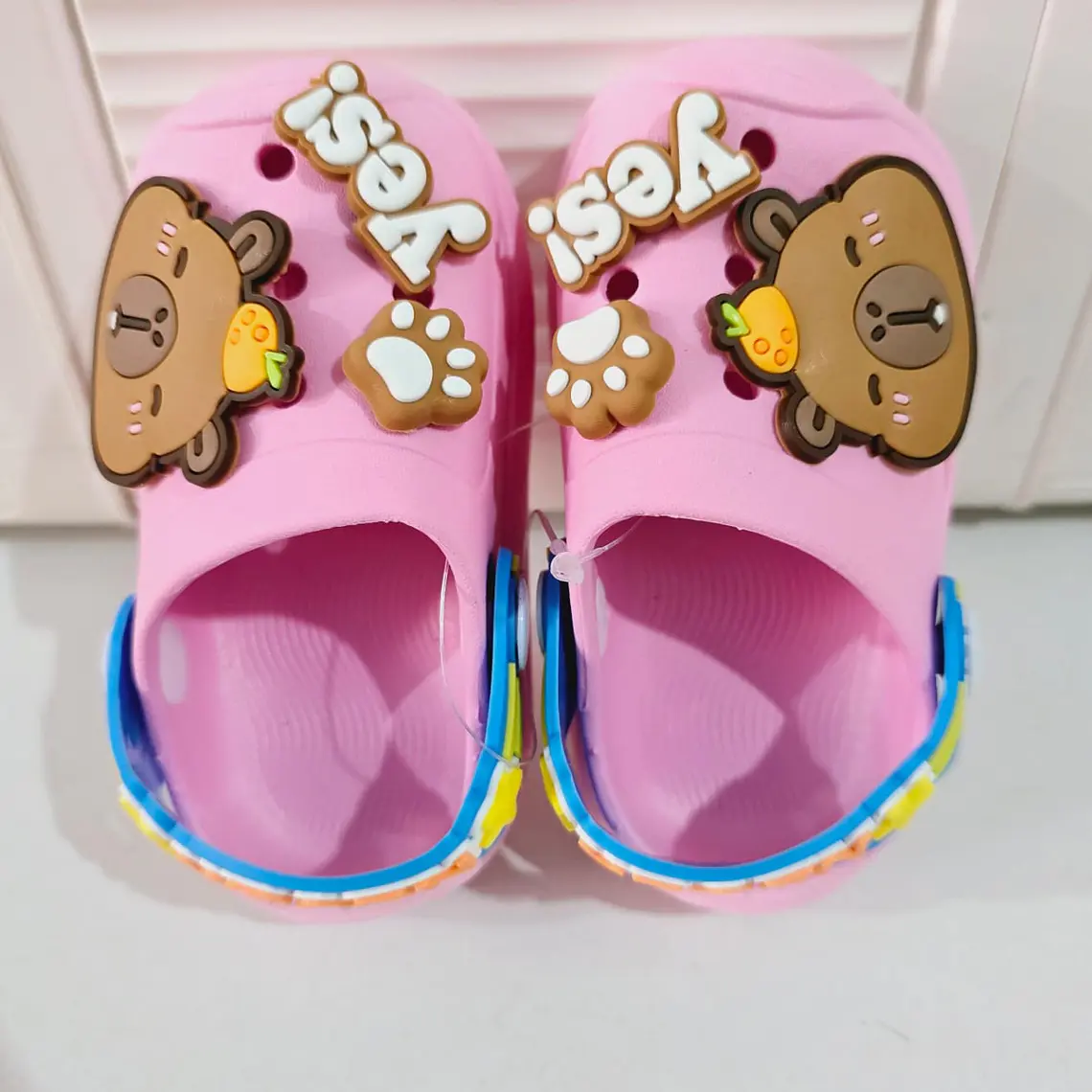 SANDALIAS CROCS DISEÑO CAPYBARA 3D (YES! 🐾)  TALLAS DEL 18 AL 23 (MEX DEL 12 AL 15) MOD# 2081+1 5